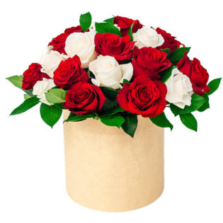 Цветы в коробке «Любовь»
